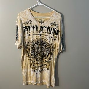Like new men’s affliction, V-neck T-shirt